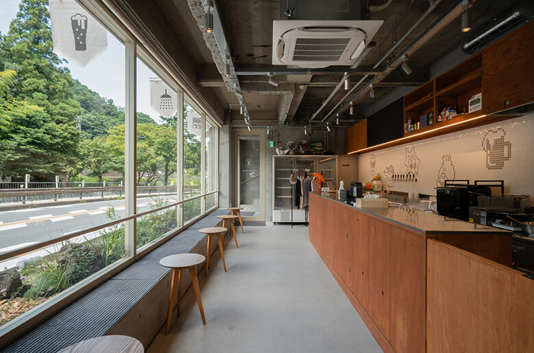 TAKAO 36 SAUNA 店舗カウンター